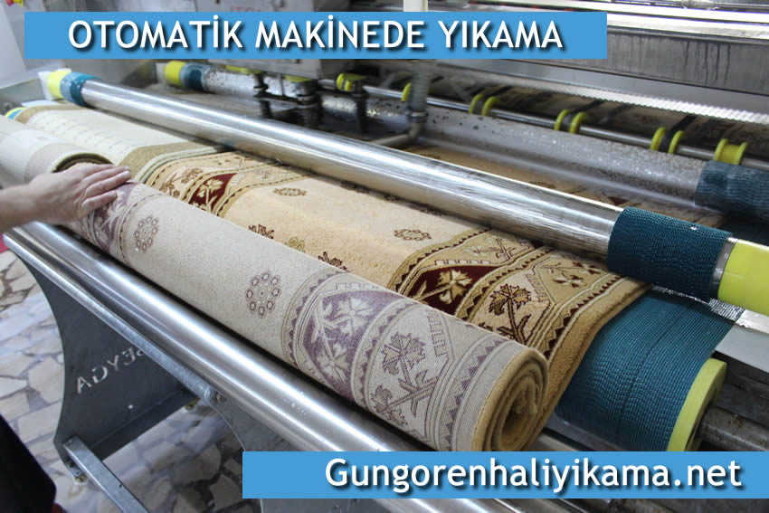 Güngören halı yıkama otomatik makinede yıkama